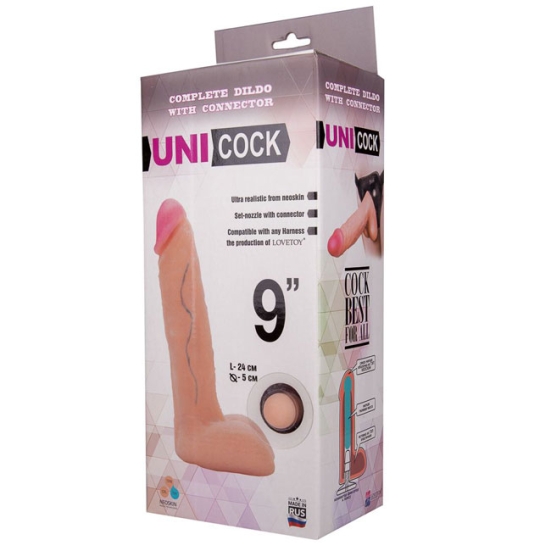 Фаллос-насадка Unicock 9&quot;, Lovetoy